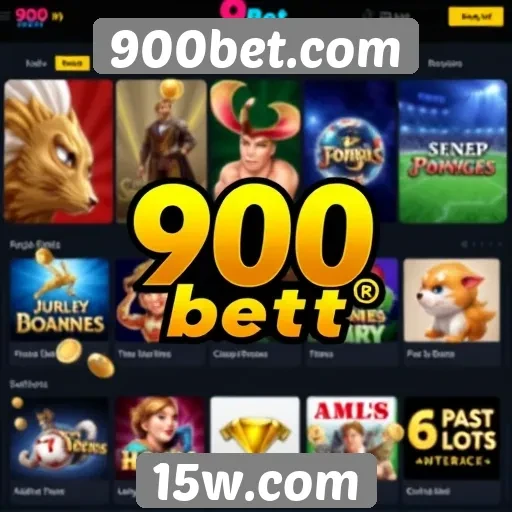 Variedade de jogos oferecidos pela 900bet
